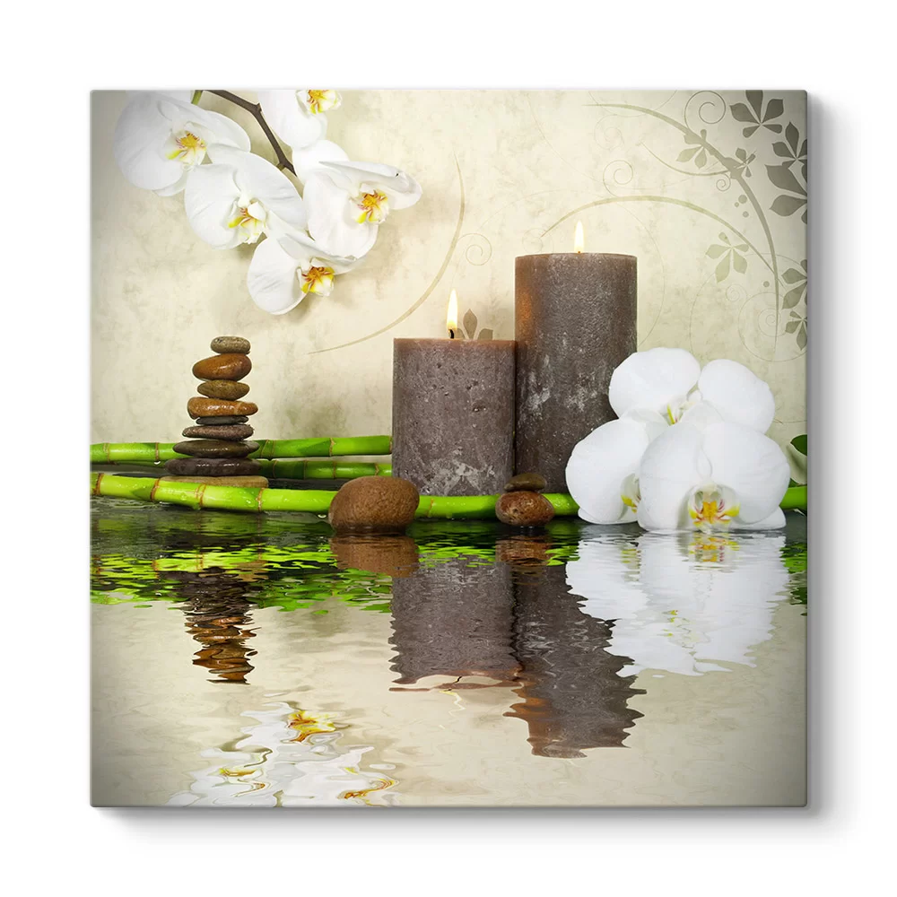 Orkide Naturel Tablo - Model 3